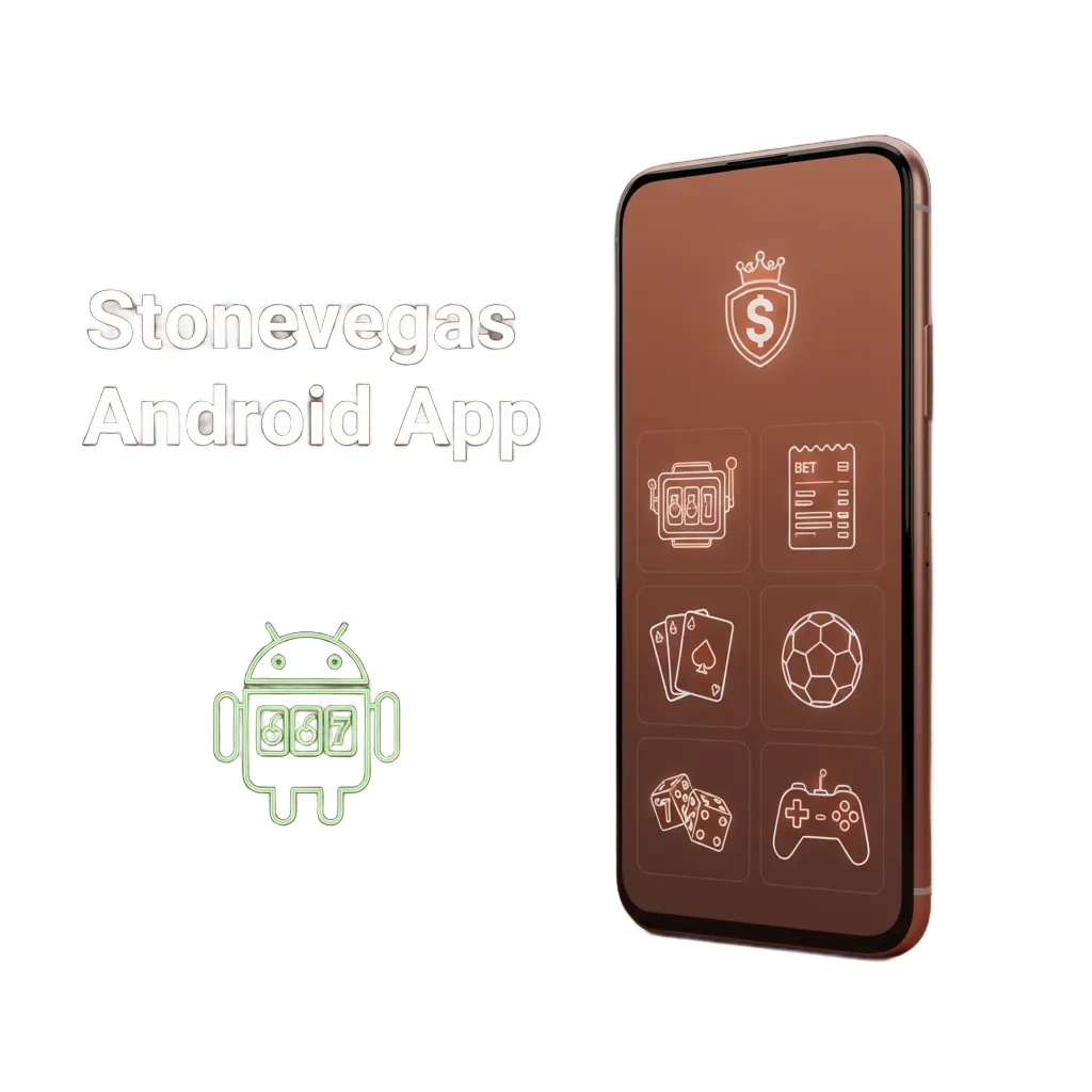 Stonevegas Android app for mobile betting and casino games, featuring fast markets, secure payments, and live features.