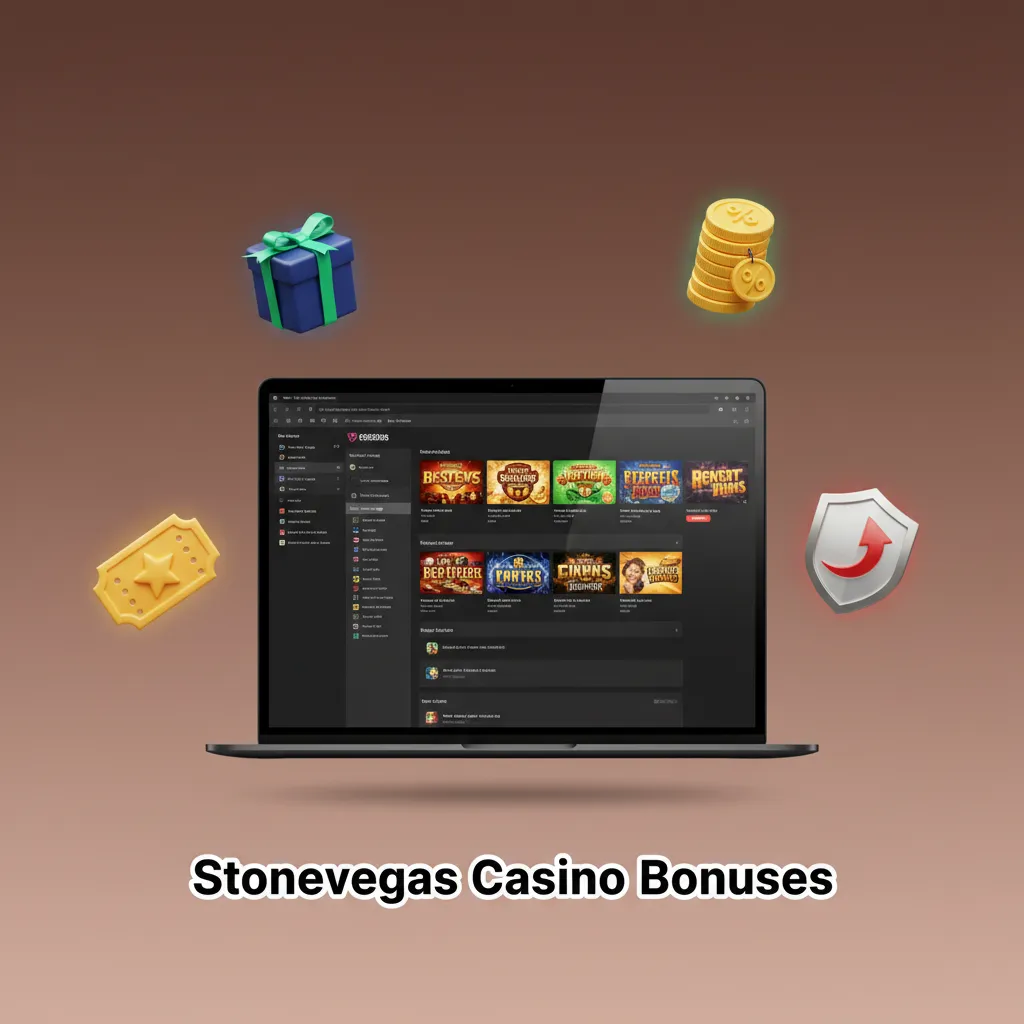 Stonevegas Casino bonuses: €500 welcome + 200 spins, 50% reload, Free Spins Tue, weekend cashback, live booster, tourneys